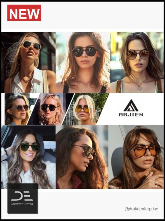 Polarized Aviator Sunglasses 3-Pack, UV Protection, Retro Double Bridge, Cruise main image 4